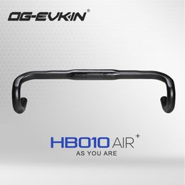 Bike Handlebars Components OG-EVKIN HB-010 Carbon Handlebar Road Bike Drop Bar Bicycle Handlebar Road Bike Handlebar 31.8MM 400/420/440/460 Bicycle Part 230904