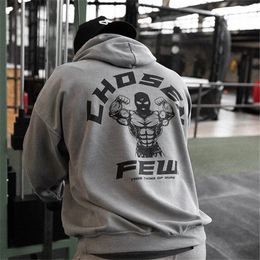 Men's Hoodies Sweatshirts Men's Winter Gyms Cotton Hoodie Fitness Bodybuilding Sweatshirt Jacket High Kangaroo Pockets Quality brand Hoodie Clothing 230901