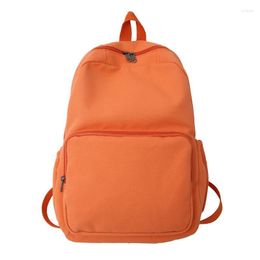 Backpack Brand High Quality Cotton Backpacks Unisex Solid Canvas Leisure Or Travel Bags 2023 Fashion School For Girls