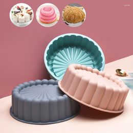 Baking Moulds Circular Silicone Cake Mold Portable Home Tools For Kid Adult Birthday Afternoon Tea Family Gift