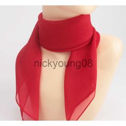 Pendant Scarves Fashion Solid Color Small Square Towel Thin Female Mesh Chiffon Scarf All Match Decorate Danc Soft Transparent Ladies Tturban A3 x0904