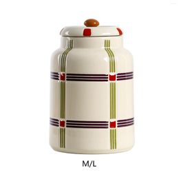 Storage Bottles Coffee Canister Multifunctional Nuts Cereal With Lid Kitchen Food Jar For Livingroom Office Home Entryway Party