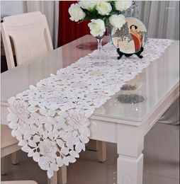 Table Runner Tanmeluo 40 150cm To 246cm Runners Hollow Modern Embroidered Decoration On The