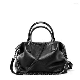 Evening Bags 1324 Summer Style WOMEN'S Leather Handbag Full-grain Totes With Chain Hand Crossbody Bag