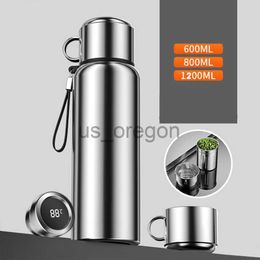 Thermoses Smart HighEnd Thermos Cup 316 Stainless Steel Men And Women Large Capacity Thermos Pot Wholesale Tea Cup Outdoor Water Cup x0904