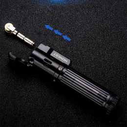 HONEST No Gas Lighter Butane Torch Lighter 2020 New Lighters Smoking Accessories Blue Flame Cigarettes Lighter Gadgets For Men X7SU