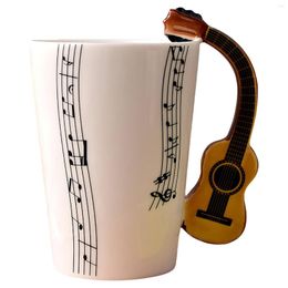 Mugs Guitar Designs Electric 10 Musician'S Coffee Heartbea Creative Mug Glass&Bottle