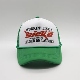 Ball Caps for Men and Women IAN CONNOR SICKO TRUCKER HAT Casual Breathable Sunshade Cap243B