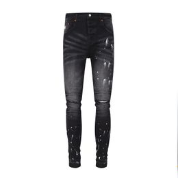 Luxurysdesigner jeans men letter brand logo white black rock revival trousers biker Pants man pant Broken hole embroidery men jeans sizes 29-40 Quality top