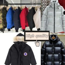 canada Mens Parka canda goose jacket Designer Down Canada Hooded Jackets Style Men Downs goose Jacket Coats Man Embroidery White D224g