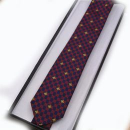 Luxury men's 100% silk tie jacquard yarn-dyed tie standard brand gift box packaging283U