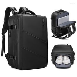 School Bags Carrying A Large Capacity Business Travel Laptop Bag Student Backpack Black Luggage Waterproof On University Back