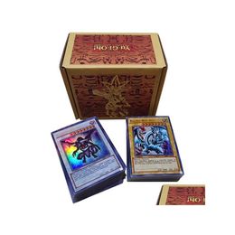 100Pcs/Set Yuh Rare Flash Cards Yu Gi Oh Game Paper Kids Toys Girl Boy Collection Christmas Gift Y1212 Drop Delivery Dhqxo