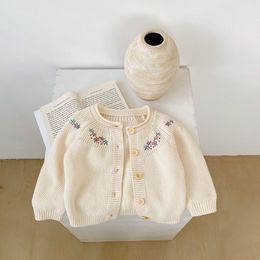 0-3 Years Baby Knitted Cardigan Baby Sweater Fashion Knitted Cardigan Jacket Sweater Coat Girls Cardigans Autumn Winter Sweaters 2580