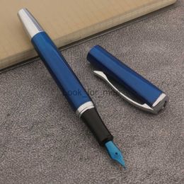 Fountain Pens Brand Fountain Pen Naginata Nib Handmade Grinding Medium Pen Royal Blue Stationery Office Supplies Ink Pen HKD230904