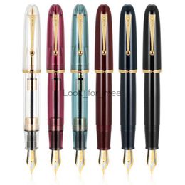 Fountain Pens New 3PCS Jinhao 9019 Fountain Pen #8 Extra Fine / Fine / Medium Nib Big Size Resin Writing Pen Large Capability Converter HKD230904