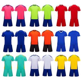 Other Sporting Goods Soccer Jersey Set Men Football Uniform Custom Soccer Jerseys Shirt Adult Football Set Suit Tracksuit Jersey 230904