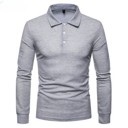 Men's Polos Long Sleeve Polot Shirt Men Breathable Sports TShirt Casual Golf Polo Work Pullover 230901