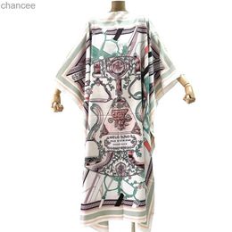 Basic Casual Dresses Kimonos verano Women sukienka Print Long Sleeve Cardigan Female Blouse Loose Casual beach Cover Up boho dress party kaftan LST230904