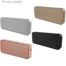 Portable Speakers Square Bluetooth -Compitible Wireless Speakers Double Speaker Dual High-Quality Stereo Mini Pocket Portable Metal Speakers Q230904