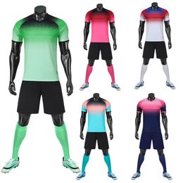 Other Sporting Goods Footbal Children Men Sport Jerseys Boys Soccer Clothes Suit Team Uniform Custom Made Style Tshirt Quick Drying Training Clothe 230904