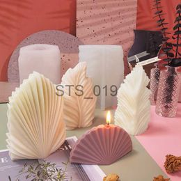 Other Health Beauty Items DIY Silicone Candle Mould Leaf Scented Candle Making Resin Moulds Geometric Large Scallop Candle Soap Plaster Wax Mould Home Decor x0904