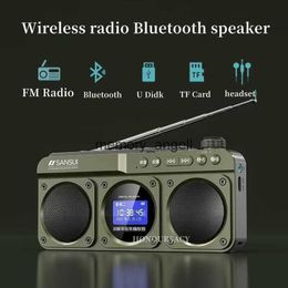 Tragbare Lautsprecher F28 Bluetooth 5.0 FM-Radio Musik-Player Drahtlose Outdoor-Lautsprecher Mini tragbare MP3-Walkman-Qualität LED-Monitor Uhr Soundbox HKD230904