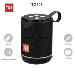 Portable Speakers Bluetooth Speaker TG528 Mini Portable Outdoor Wireless Loudspeaker Subwoofer Built in Microphone Support TF Card FM Radio MP3 HKD230904