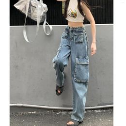 Women's Jeans Vintage High-Waisted Eye-catching Design Breathable Pants For Valentine's Day Christmas Gift NIN668