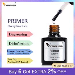 Nail Polish Venalisa Product Nail Art Acrylic No-acid Primer Base Coat Colour Nail Polishes Gel Lacquer Varnish Desiccant Gel Polish 230901