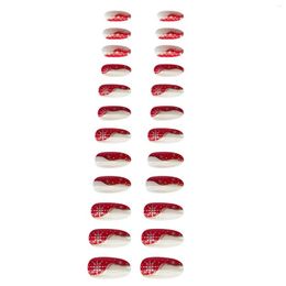 False Nails Christmas Red Super Fit For Real Stylish City Girls Home DIY