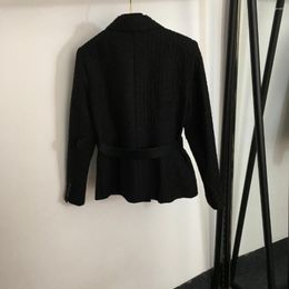 Work Dresses 2023 Autumn Set Pleated Belt Waist Long-sleeved Suit JackeHigh Skirt