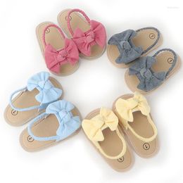 First Walkers Baby Summer Sandals Infant Born Boy Girl Shoes Cotton Soft Sole Non-Slip Toddler Walker Crib Bed 0-18m