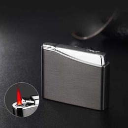 Retro Turbo Lighter No Gas Lighter Butane Cigarettes Lighters Smoking Accessories Gadgets For Men Metal Lighter Smoke 0Z95