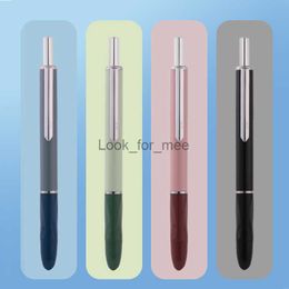 Fountain Pens OASO A016 Sealed Press Fountain Pen Automatic Press Student Writing Pen Calligraphy 0.5mm Office Replaceable Cartridge Ink Gift HKD230904