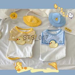 Dog Apparel Duck Vest Pet Dog Clothes Cartoon Clothing Dogs Super Small Cute Chihuahua Print Sweet Summer White Girl Boy Mascotas x0904