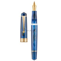 Fountain Pens Asvine P20 Piston Fountain Pen EF/F/M Nib Galaxy Acrylic Patterns Golden Clip Smooth Writing Office Pen HKD230904