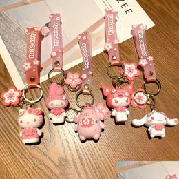 Decompression Toy Cherry Blossom Melody Pendant Backpack Key Chain Accessories Doll Toys Drop Delivery Dhjaa