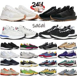 With Box waffle men women running shoes pegasus Undercover LDWaffle ld Pure Platinum white Black Gum Nylon mens trainers sneakers