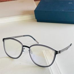 Sunglasses Frames Denmark Myopia Reading Titanium Oval Glasses Frame Men And Women Retro Eyeglasses Ultra-light 9737 Prescription Eyewear