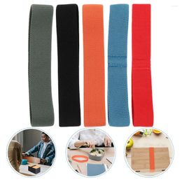 Dinnerware 5 Pcs Bento Box Strap Lunchbox Picnic Elastic Nylon Webbing Outdoor Fixing Band Waist Belt Container Straps