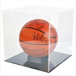 Diecast Model DIY Unassemble Clear Acrylic Display Case for Basketball Football Collection and Protection Storage Home Desktop 230901