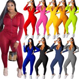 Retail Designer Womens Sportswear Pink Colour Tracksuits Plus Size 3xl 4xl Long Sleeve Two Pieces Set Hoodie Legging Outfits Bodyco230y