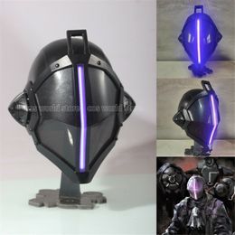 Party Masks Made in Abyss Bondrewd Cosplay Touch switch LED light Mask Men Acrylic Helmet Masks Halloween Masquerade Carnival Headgear Mask 230904