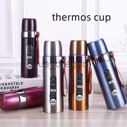 Thermoses 500ML Vacuum Stainless Steel Insulation Cup Portable Thermos Bottle With Rope Thermos Water Bottle Outdoor Insulation Kettle 1pc x0904