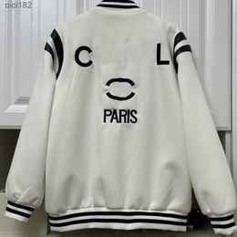 Fashion Brand Designer Jackets Channel Varsity Men Women Baseball Hip Hop Harajuku Two Cs Letter Embroidery Streetwear Mens and Womens Luxury Coat 5NG7M