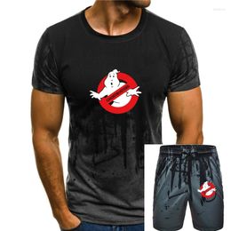 Men's Tracksuits Ghost Busters T Shirt American Supernatural Comedy Film Tshirt EU Size Cotton Breathable Short Sleeve Basic Camiseta