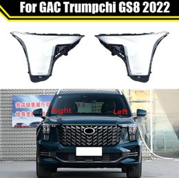 Headlight Cover For GAC Trumpchi GS8 2022 Car Front Headlamp Head Lamp Light Lampshade Lampcover Auto Glass Lens Shell