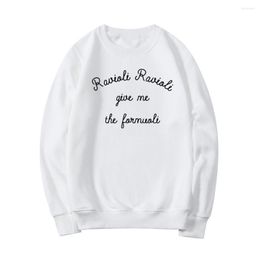 Women's Hoodies Ravioli Give Me The Formuoli Crewneck Sweatshirt 90s Cartoon Funny Gift For Anime Lover Unisex Sweatshirts Tops