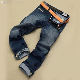 Whole-mens jeans homme top designer famous brand-clothing straight men jeans fashion Europe and America style biker denim jean251r